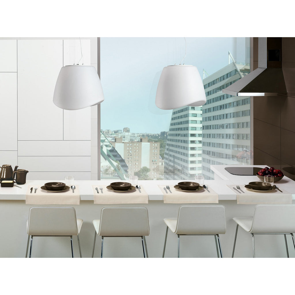 M1500 Cool Table Lamp 2 Light E27 Outdoor Opal White