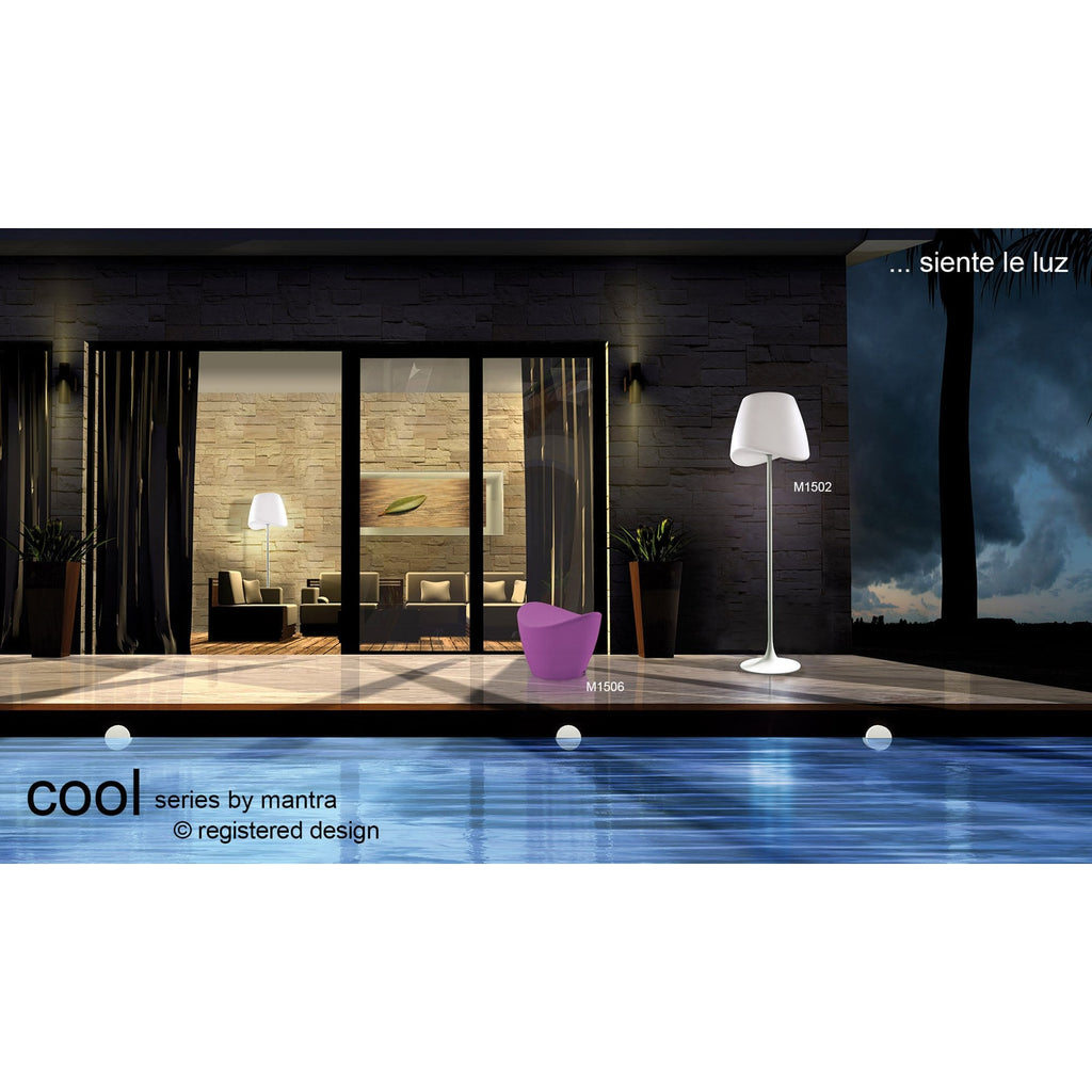 M1501 Cool Table Lamp 2 Light E27 In Line Switch Indoor Opal White