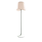 M1502 Cool Floor Lamp 2 Light E27 Foot Switch Indoor Matt White/Opal White