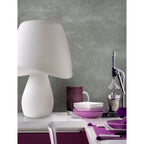 M1502 Cool Floor Lamp 2 Light E27 Foot Switch Indoor Matt White/Opal White