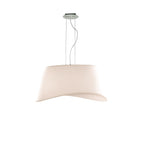 M1504 Cool Pendant 2 Light E27 Oval Outdoor Matt White/Opal White