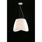 M1505 Cool Pendant 3 Light E27 Round Outdoor Matt White / Opal White