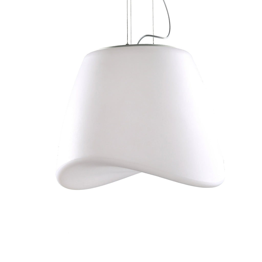 M1505 Cool Pendant 3 Light E27 Round Outdoor Matt White / Opal White