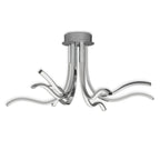 M6105 Corinto Ceiling 90cm 60W LED Silver Chrome