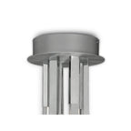 M6105 Corinto Ceiling 90cm 60W LED Silver Chrome