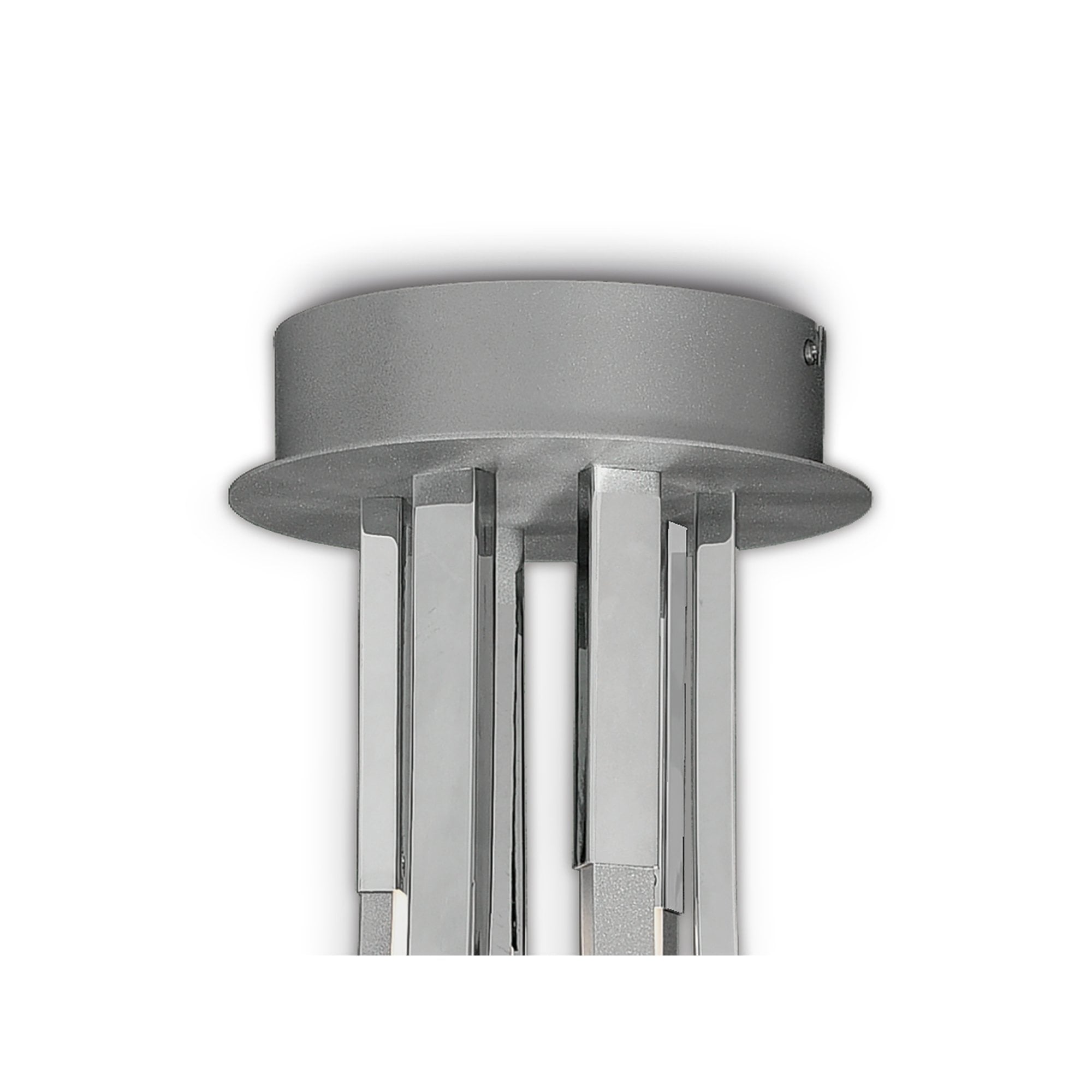M6105 Corinto Ceiling 90cm 60W LED Silver Chrome