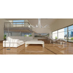 M6106 Corinto Ceiling 140cm 80W LED Silver Chrome