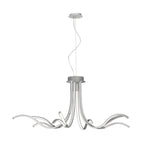 M6106 Corinto Ceiling 140cm 80W LED Silver Chrome