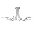 M6106 Corinto Ceiling 140cm 80W LED Silver Chrome