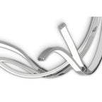 M6106 Corinto Ceiling 140cm 80W LED Silver Chrome
