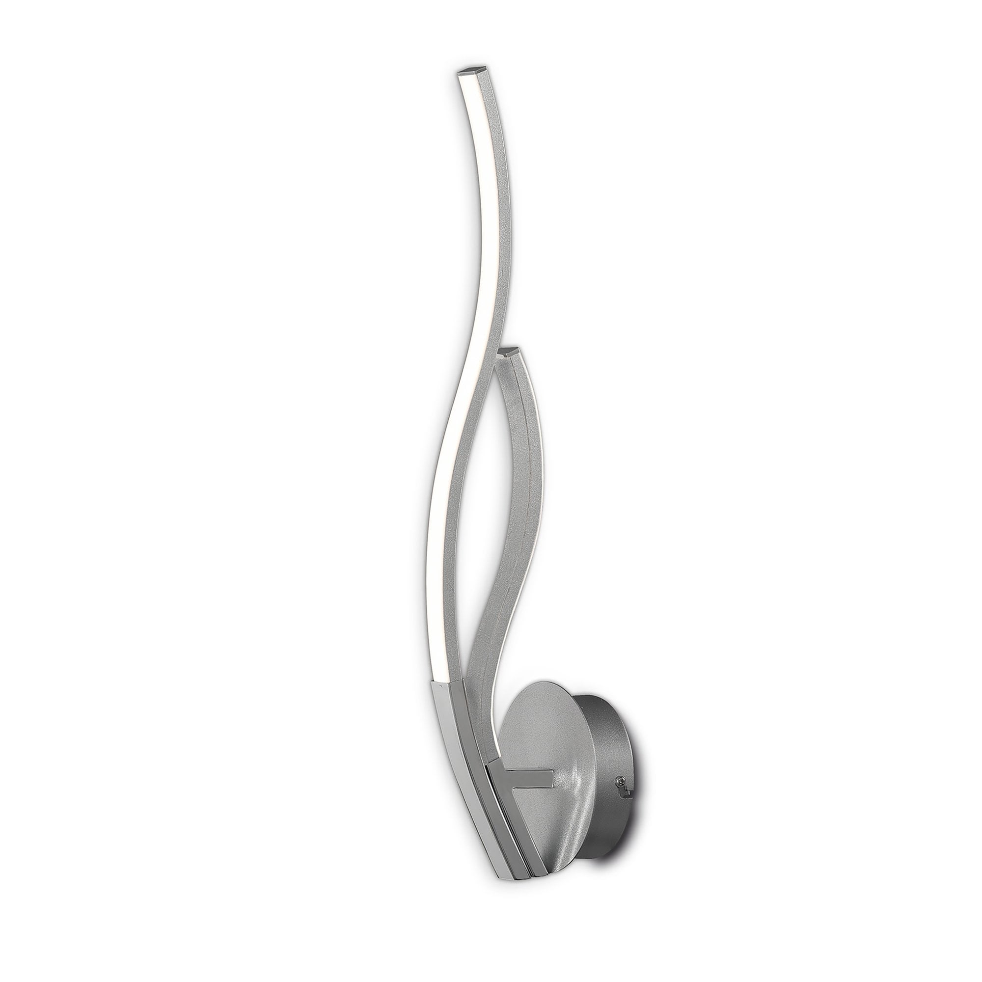 M6107 Corinto Wall Light 12W LED Silver Chrome (S)