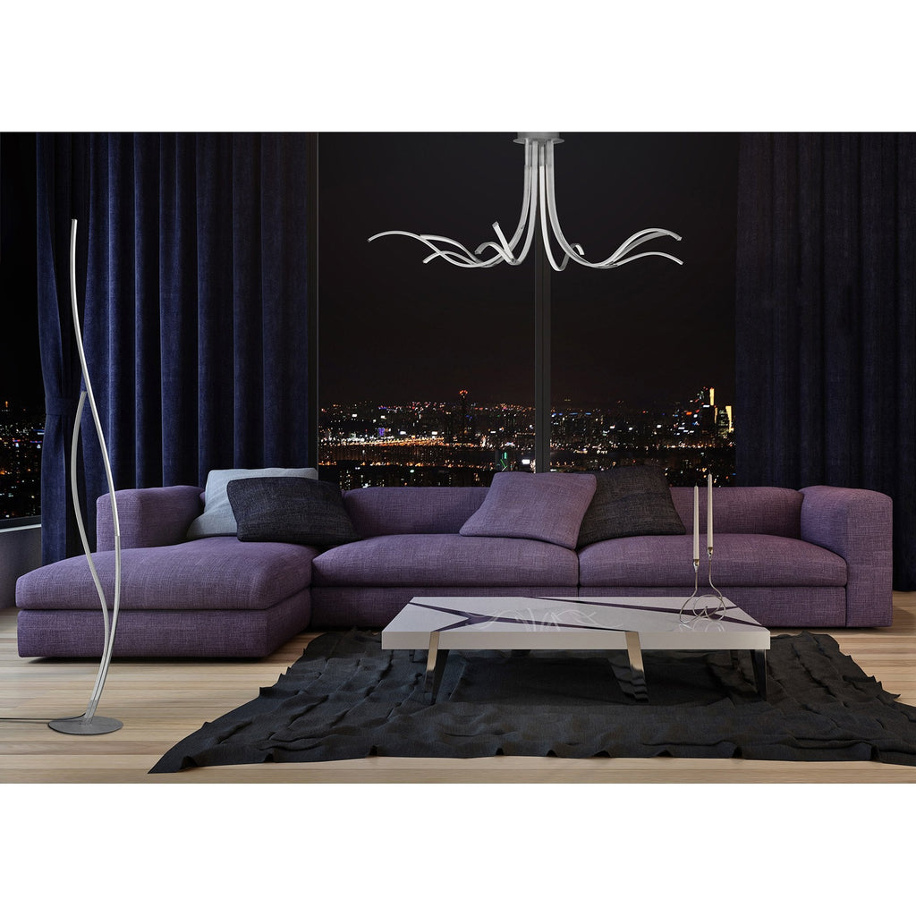 M6107 Corinto Wall Light 12W LED Silver Chrome