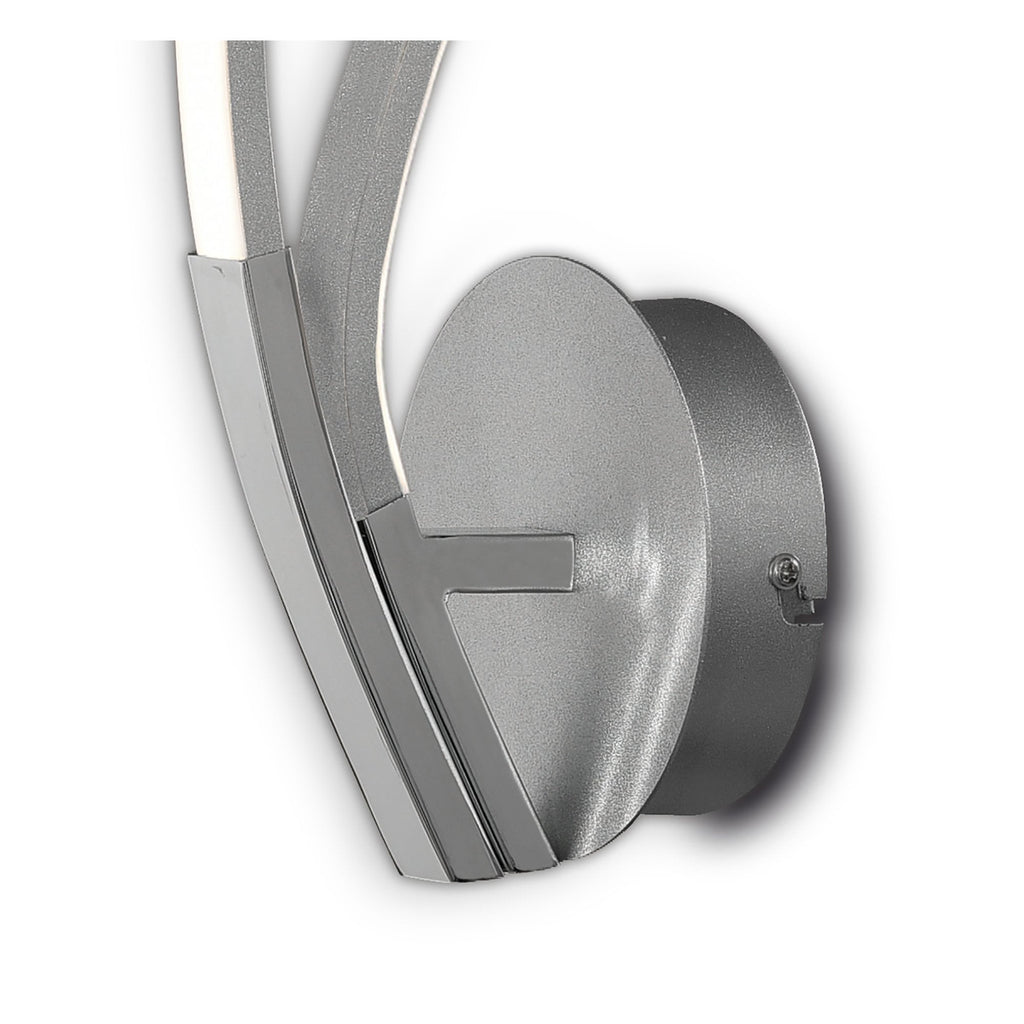 M6107 Corinto Wall Light 12W LED Silver Chrome