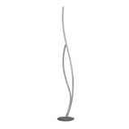 M6108 Corinto Floor Lamp 174cm 30W LED Silver Chrome