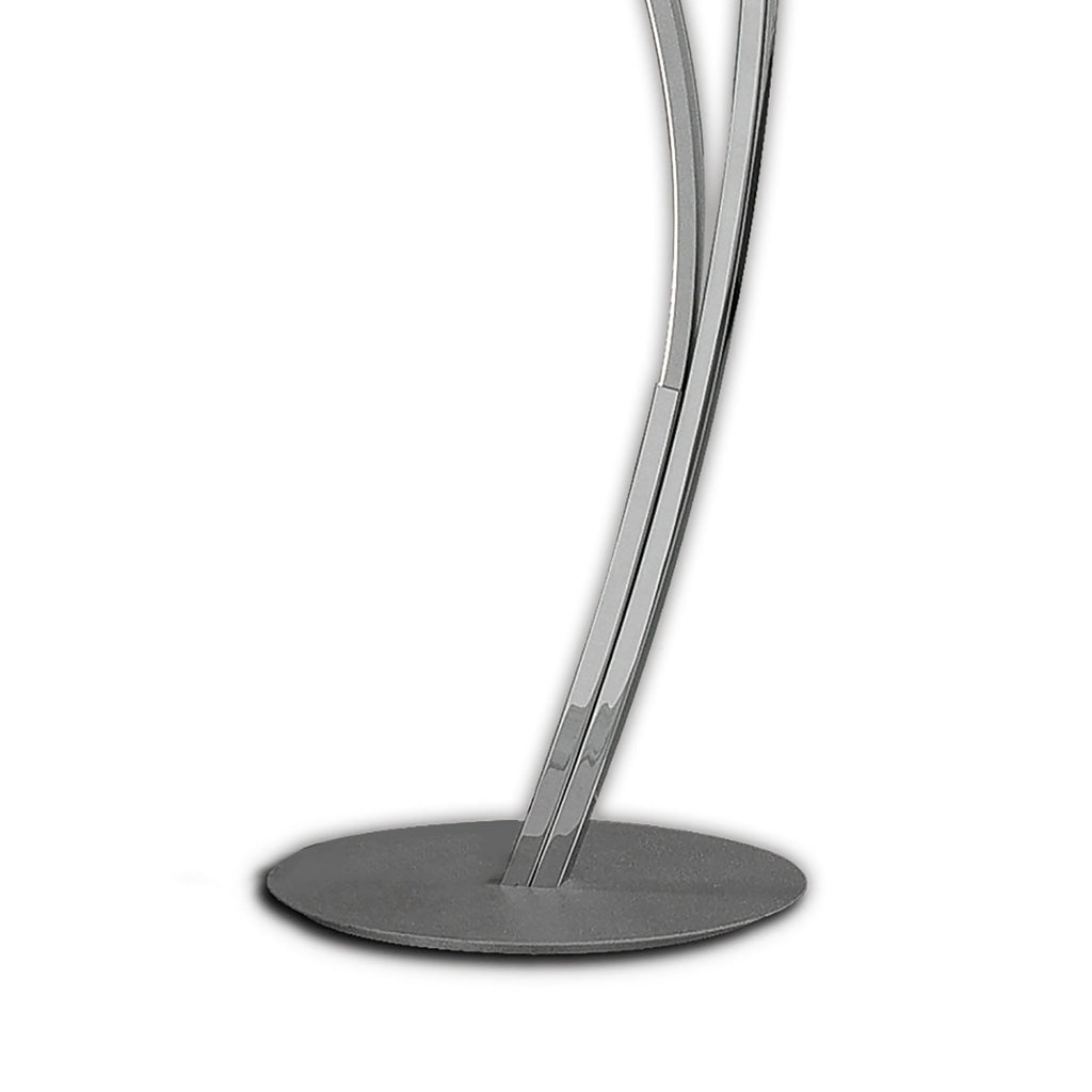 M6108 Corinto Floor Lamp 174cm 30W LED Silver Chrome