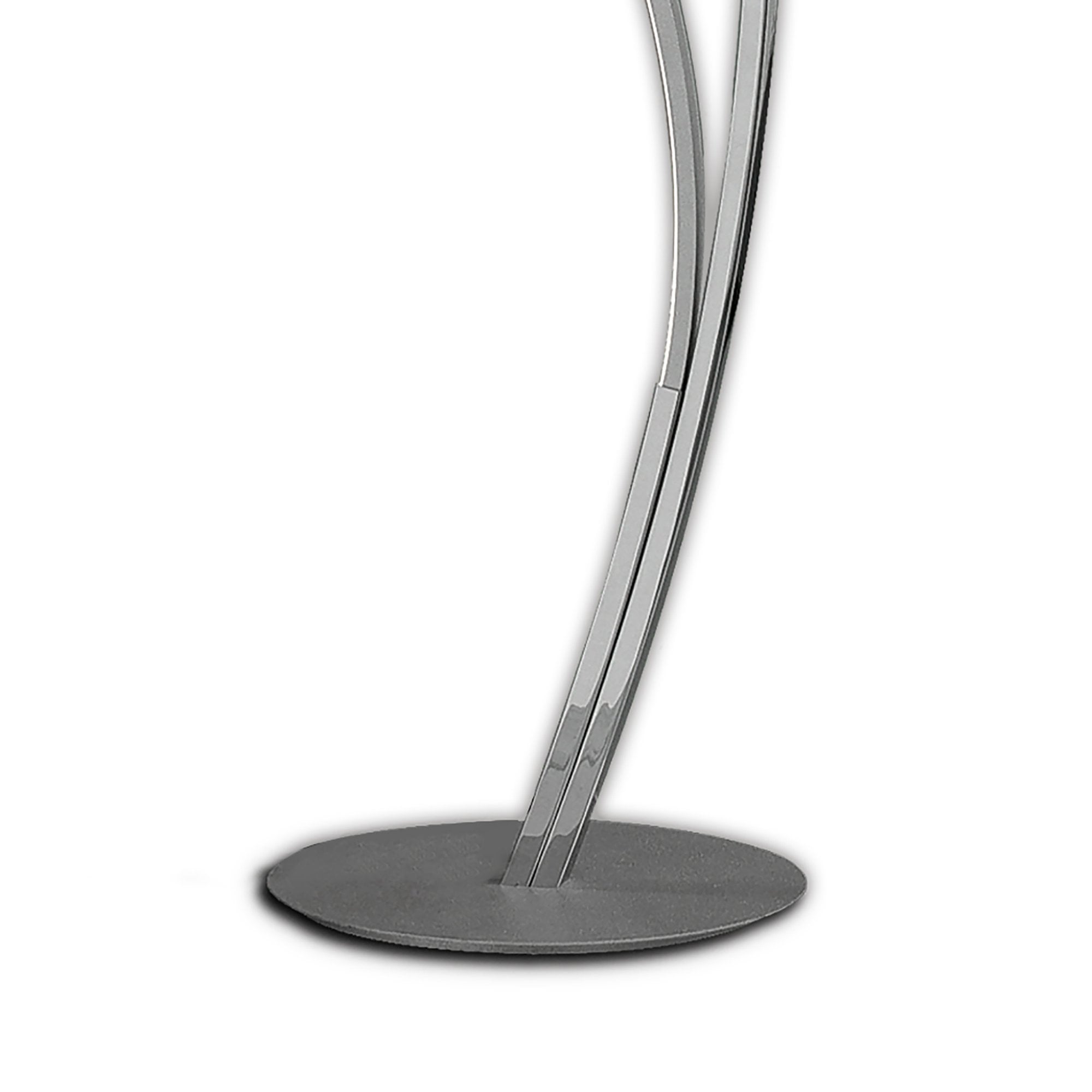 M6108 Corinto Floor Lamp 174cm 30W LED Silver Chrome