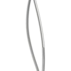 M6108 Corinto Floor Lamp 174cm 30W LED Silver Chrome