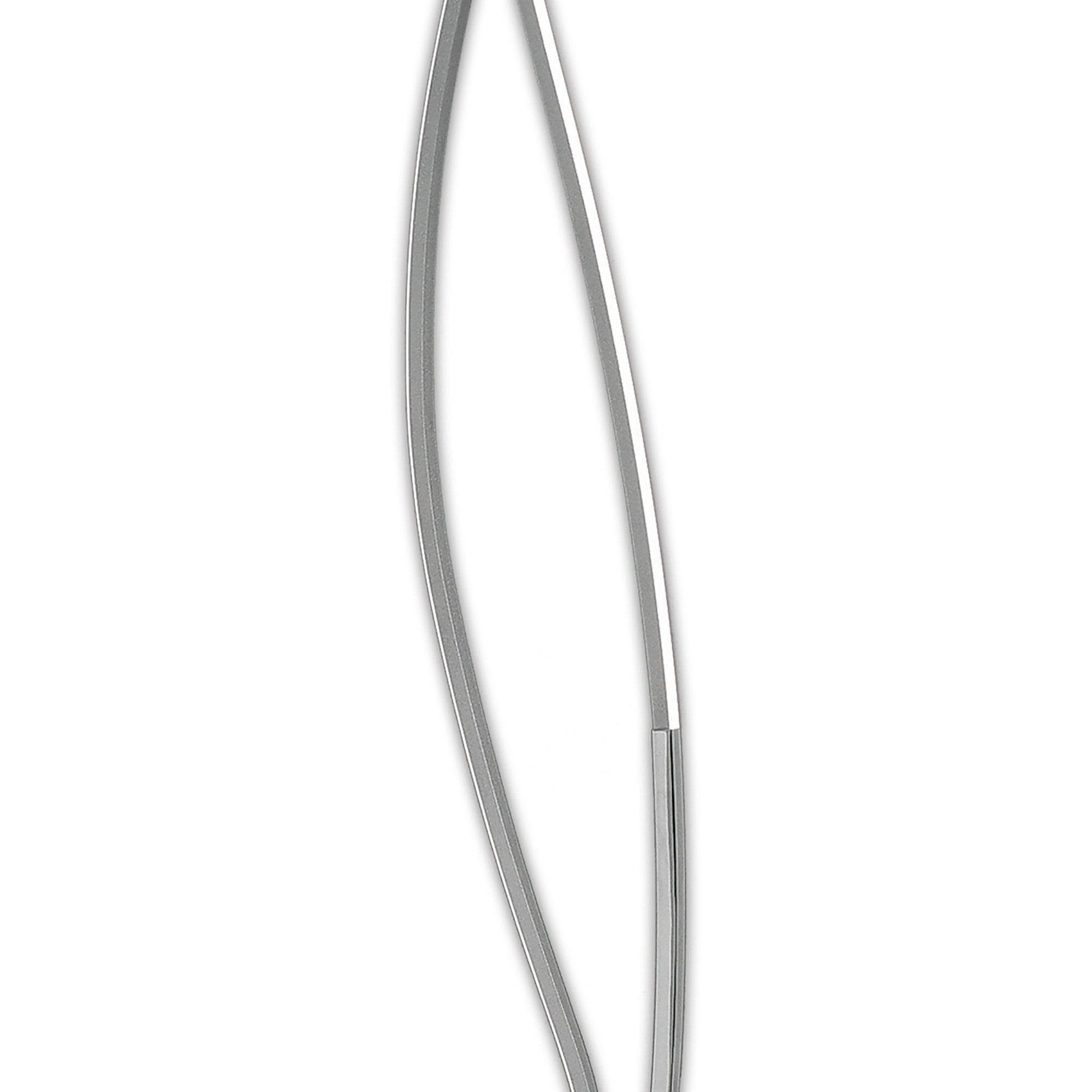M6108 Corinto Floor Lamp 174cm 30W LED Silver Chrome