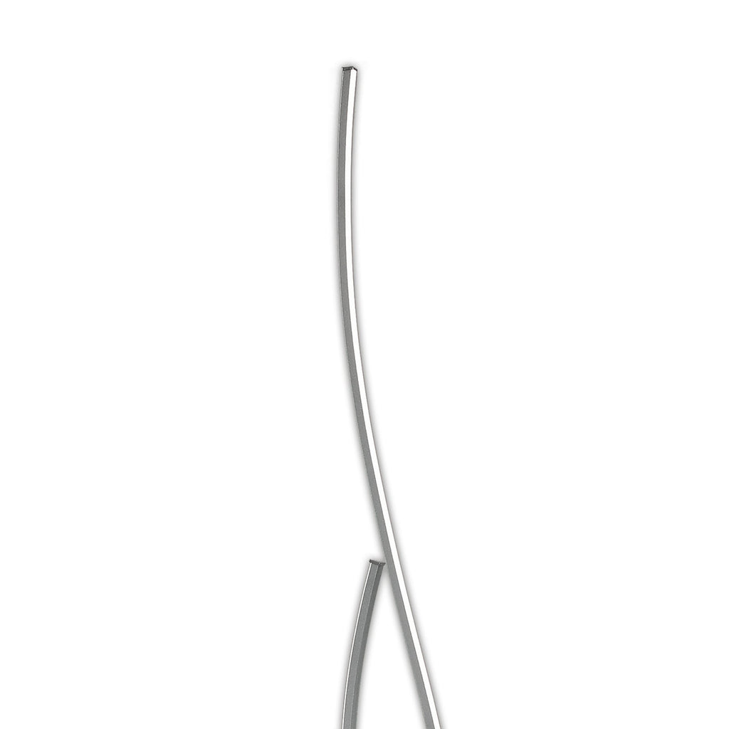 M6108 Corinto Floor Lamp 174cm 30W LED Silver Chrome