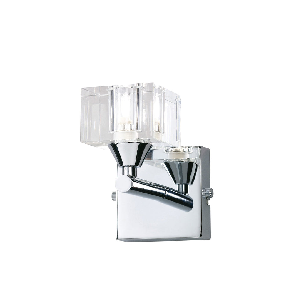 M2363 Cuadrax Wall Lamp 1 Light G9 Polished Chrome