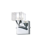 M2363 Cuadrax Wall Lamp 1 Light G9 Polished Chrome