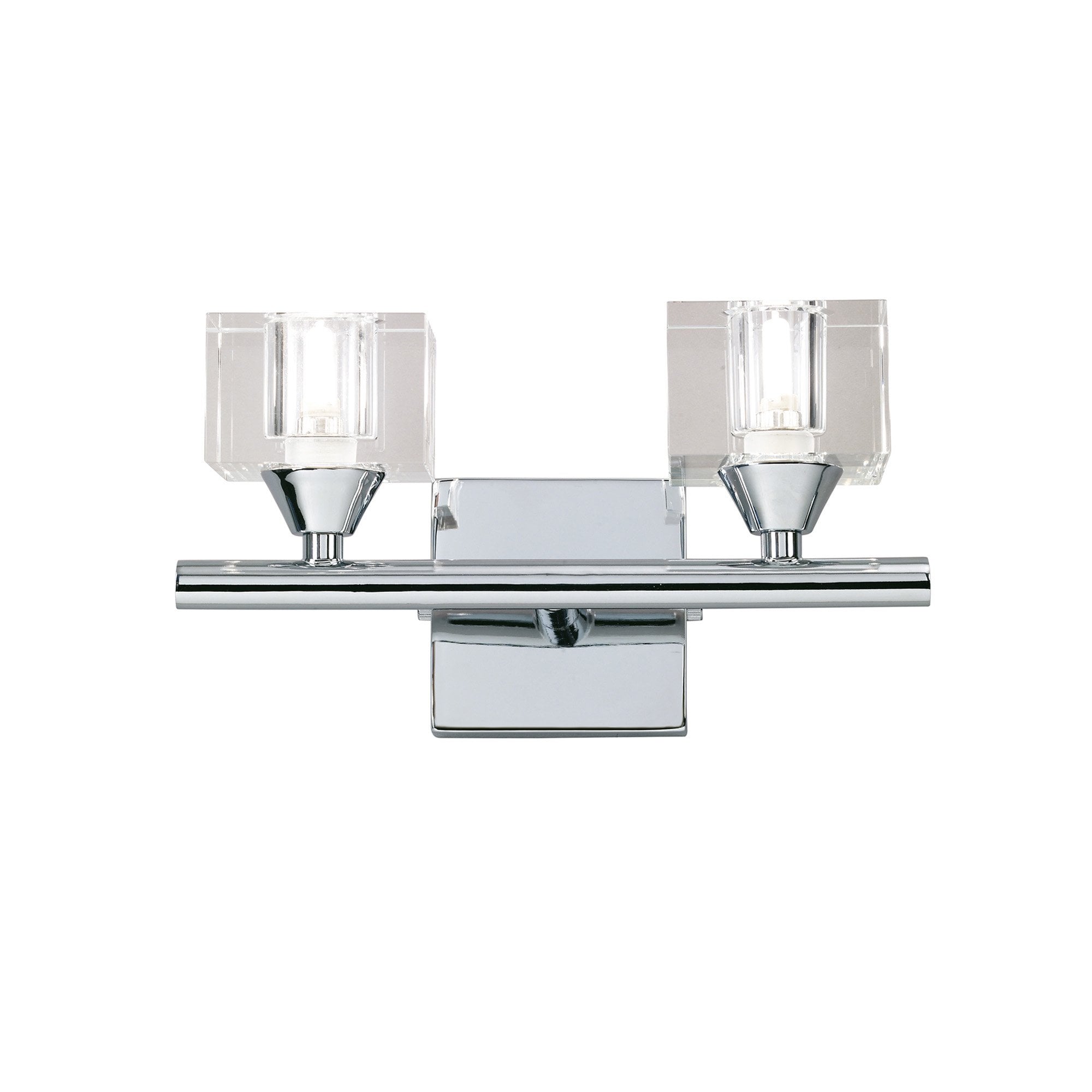 M2364 Cuadrax Wall Lamp 2 Light G9 Polished Chrome