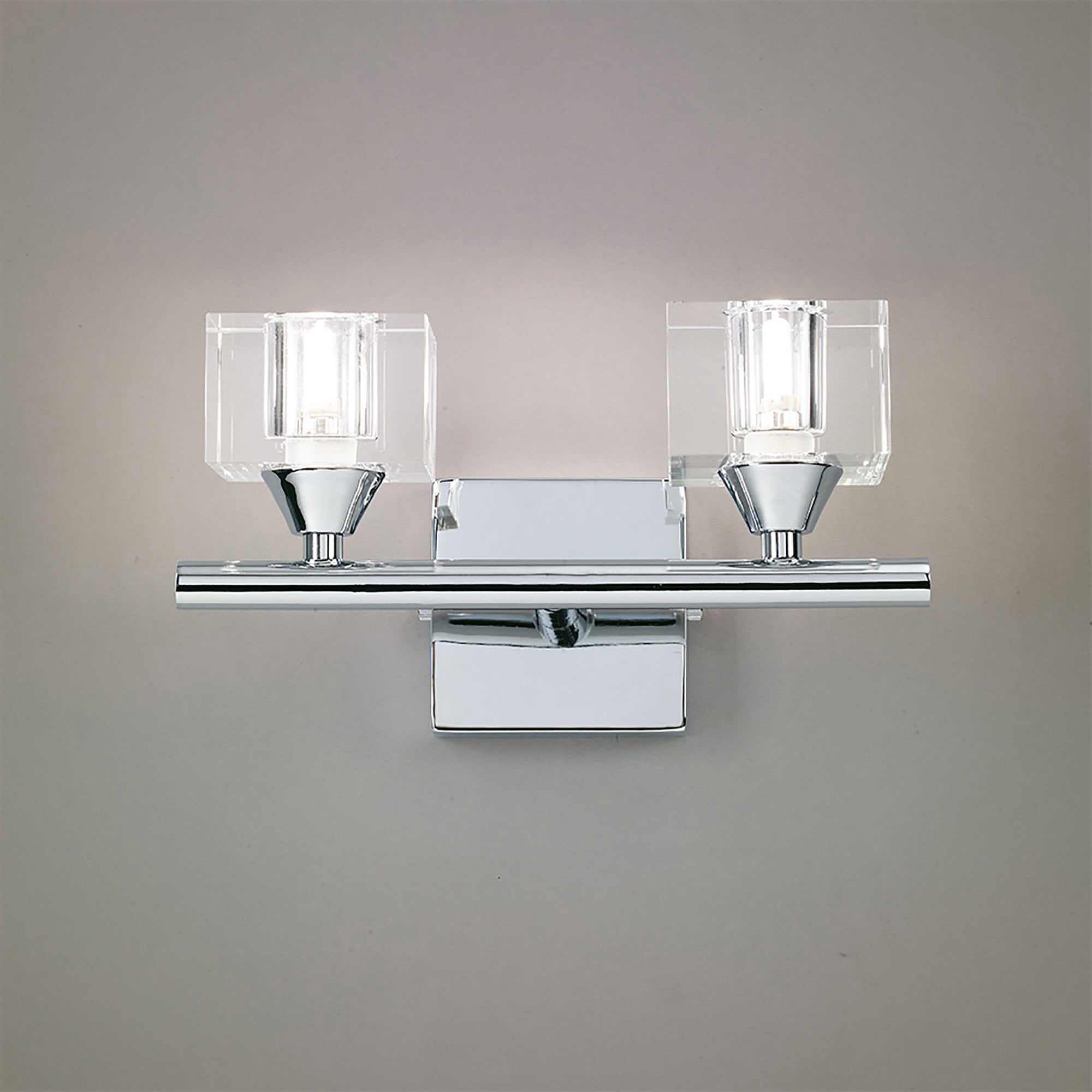 M2364 Cuadrax Wall Lamp 2 Light G9 Polished Chrome
