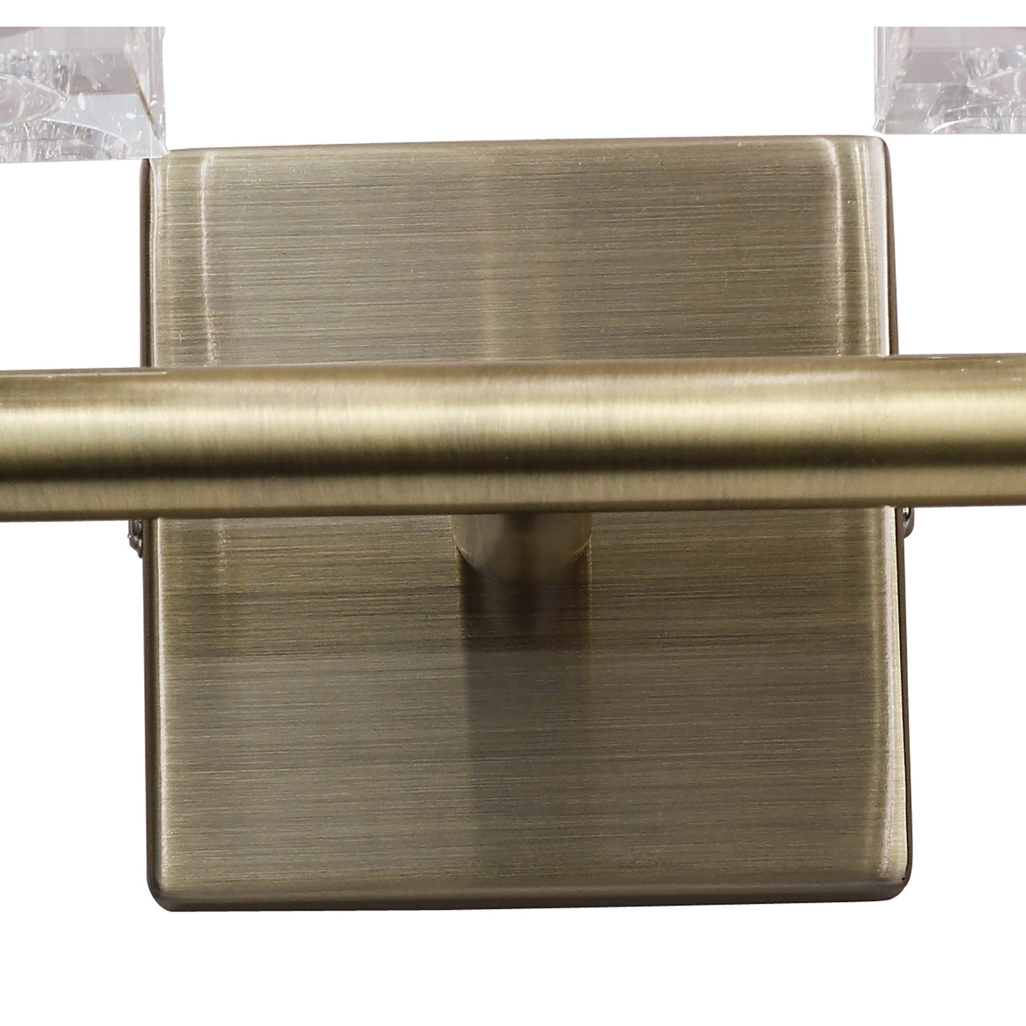 M2364AB/S Cuadrax Wall Switched 2 Light G9 Antique Brass