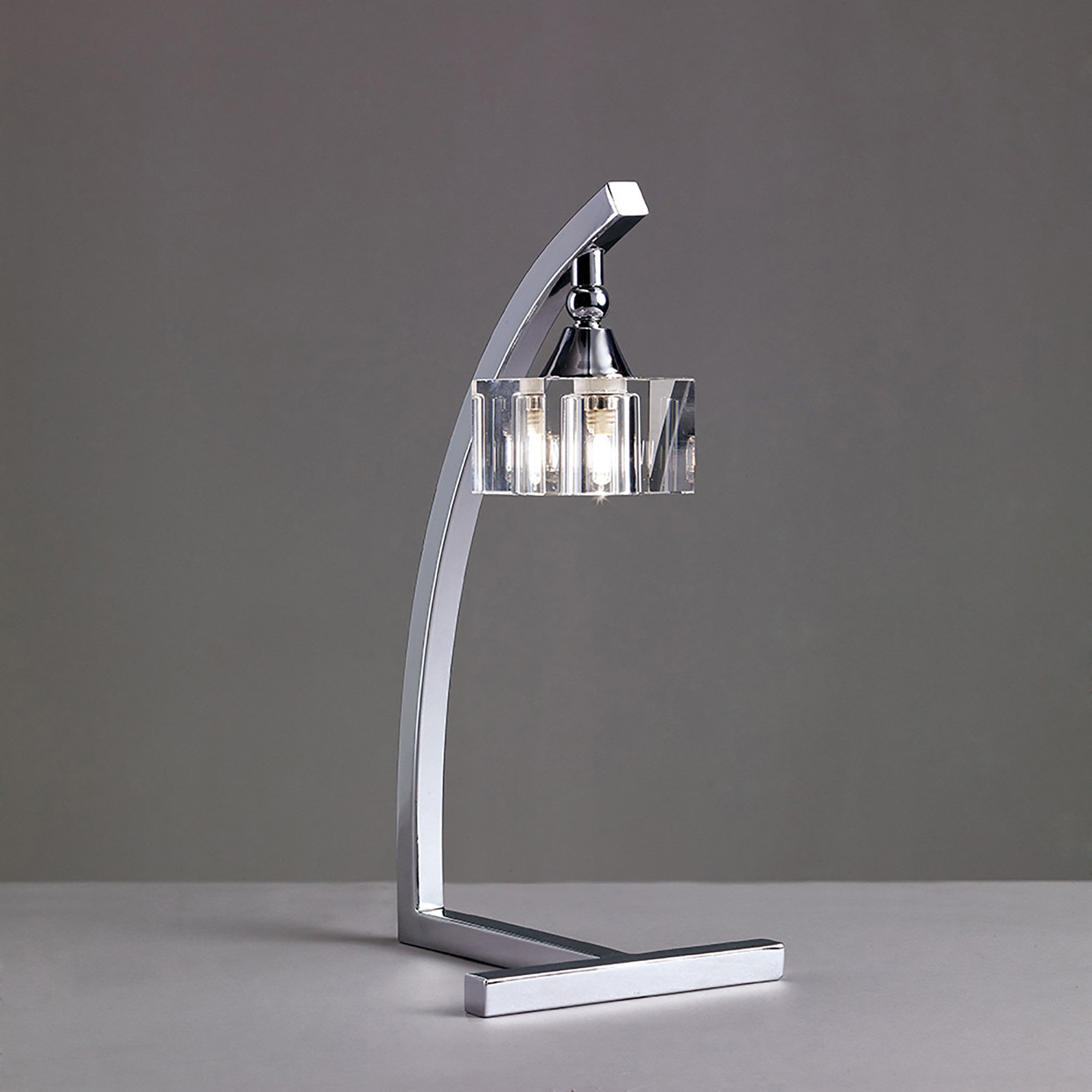 M2365 Cuadrax Table Lamp 1 Light G9 Polished Chrome
