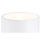 M5592 Cube Table Lamp Wide 1x40W White Metal / Wood
