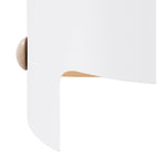 M5592 Cube Table Lamp Wide 1x40W White Metal / Wood