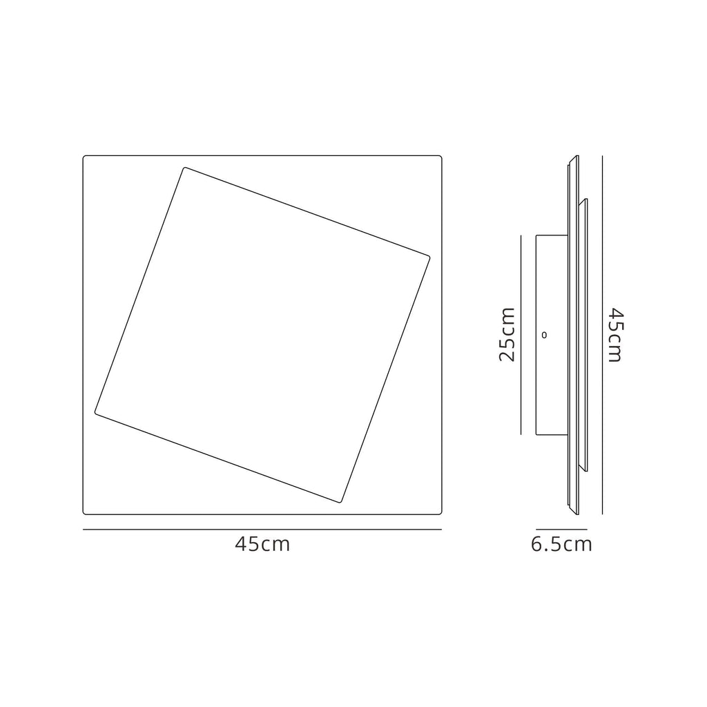 M6429 Dakla Wall Lamp 30W LED White
