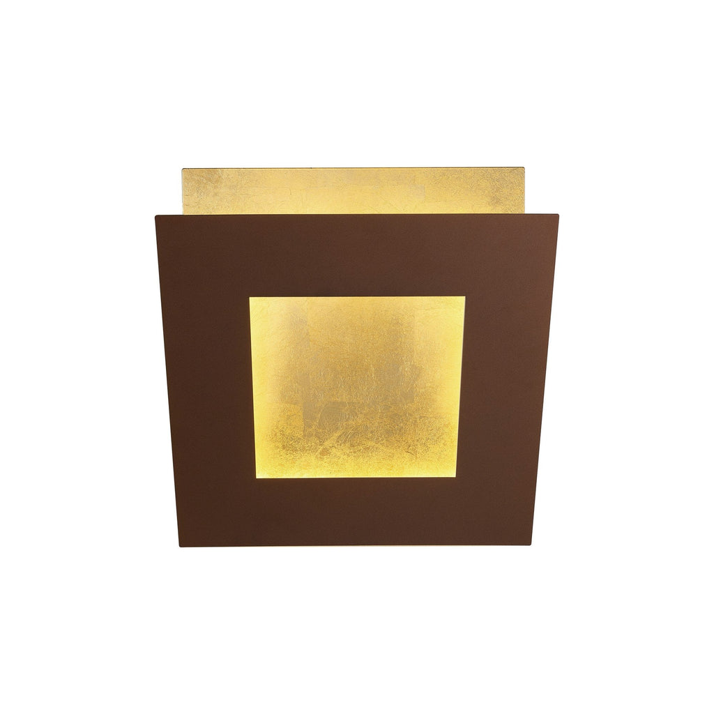 M8117 Dalia 18cm Wall Lamp 18W LED Gold/Rust Brown