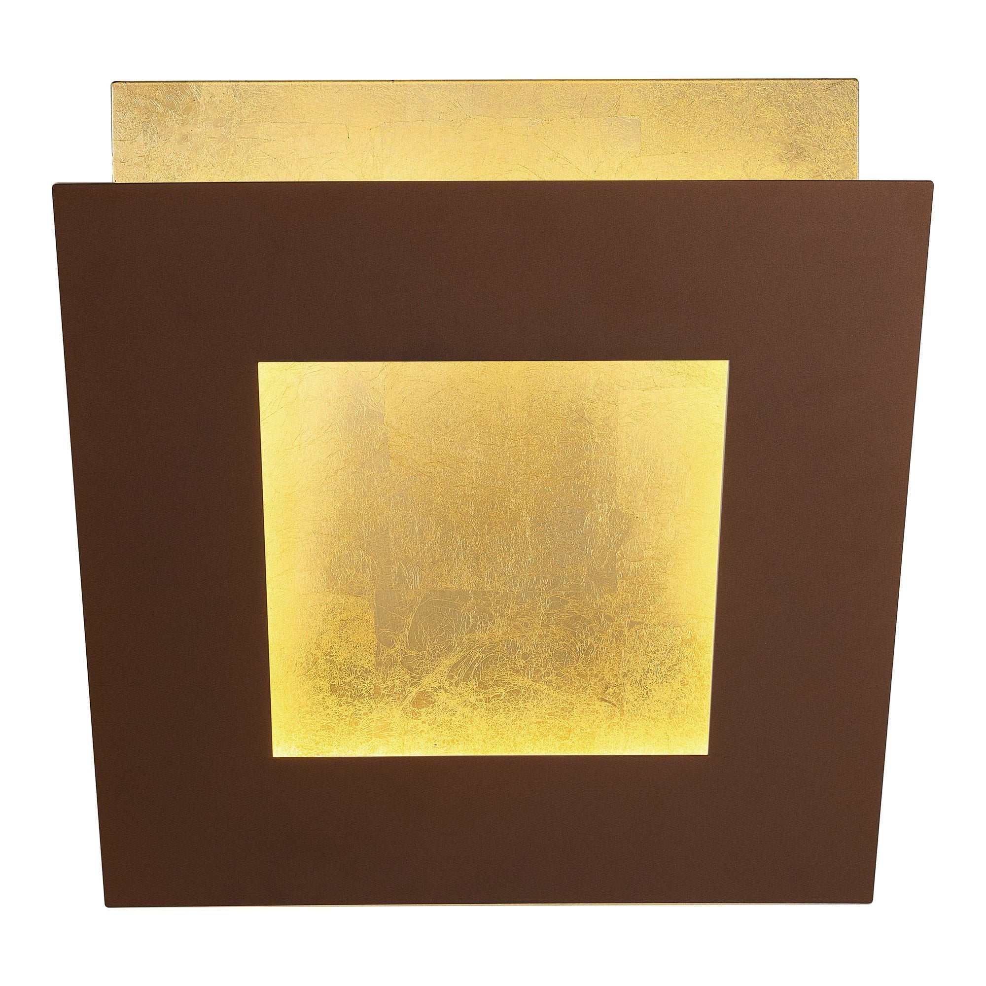 M8146 Dalia 40cm Wall Lamp 40W LED Gold/Rust Brown