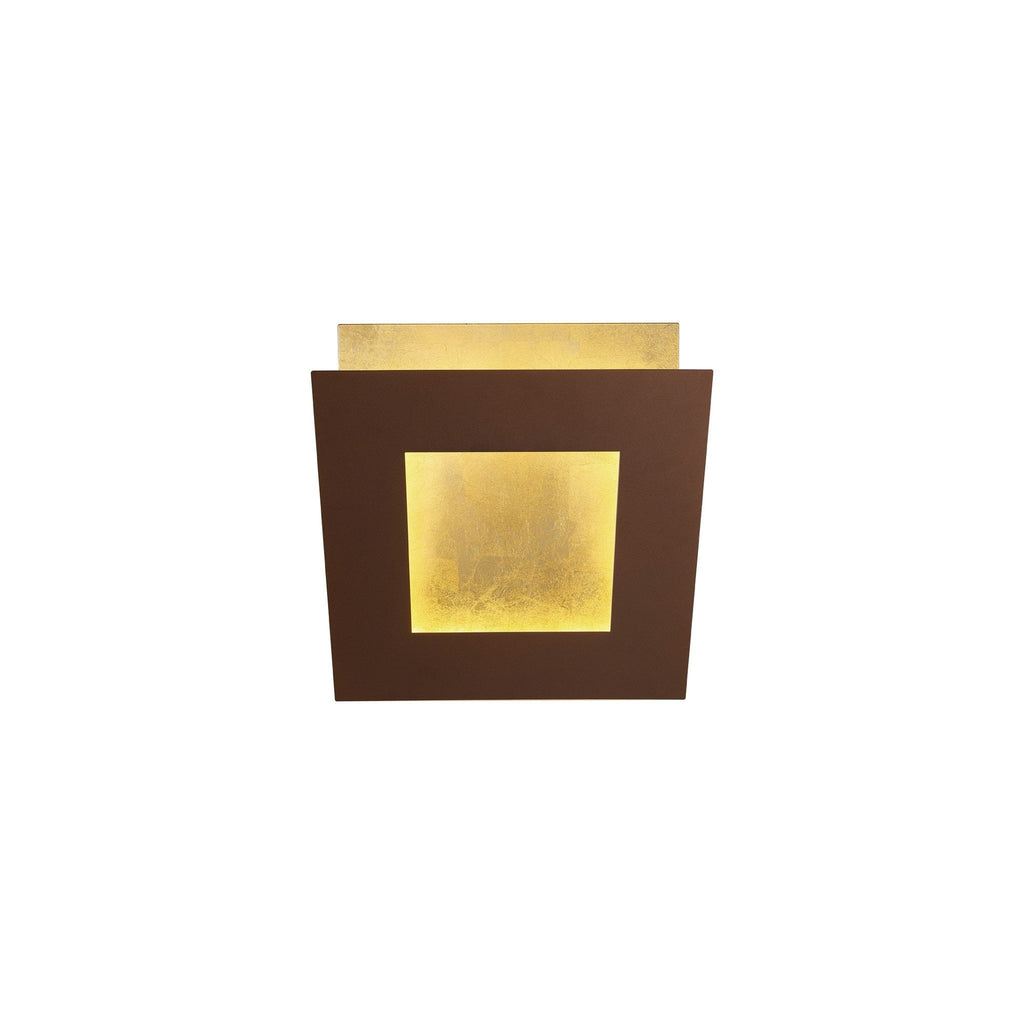 M8113 Dalia 14cm Wall Lamp 12W LED Gold/Rust Brown