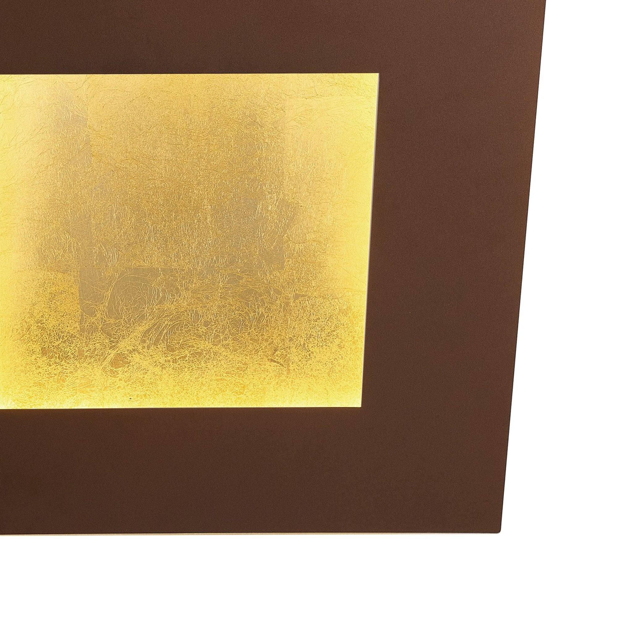 M8113 Dalia 14cm Wall Lamp 12W LED Gold/Rust Brown