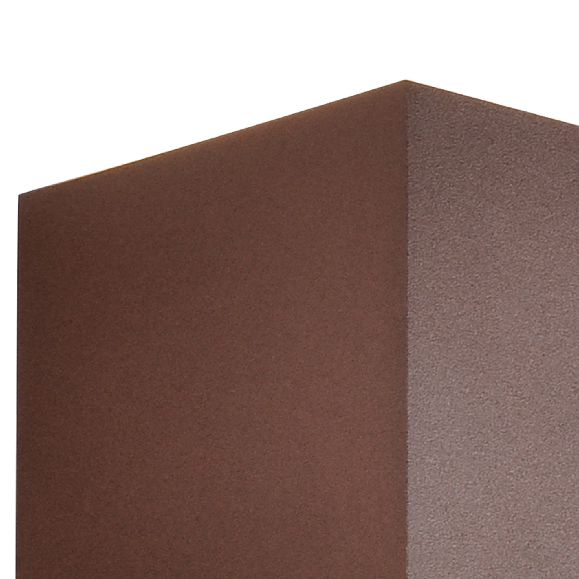 M6527 Davos Outdoor Square Wall Lamp 2 x 6W LED Rust Brown