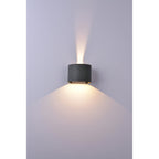 M7819 Davos Outdoor Rectangle Wall Lamp 4 x 6W LED Anthracite
