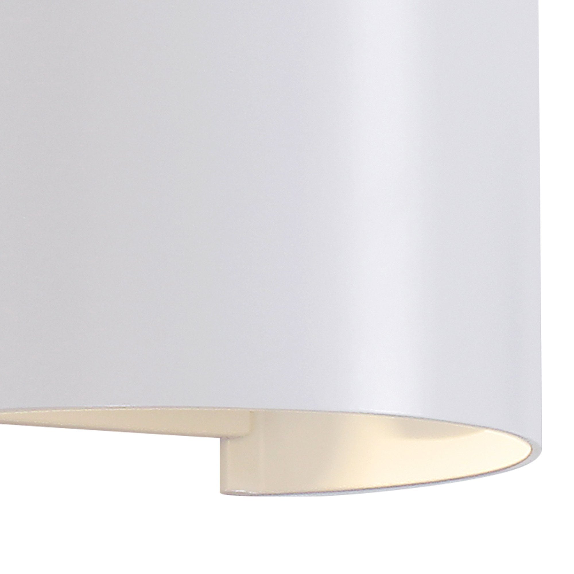 M7646 Davos Outdoor Round Wall Lamp 2 x 6W LED Sand White