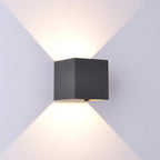 M7815 Davos Outdoor Rectangle Wall Lamp 4 x 6W LED Anthracite (S)