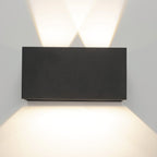 M7815 Davos Outdoor Rectangle Wall Lamp 4 x 6W LED Anthracite (S)
