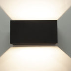 M7815 Davos Outdoor Rectangle Wall Lamp 4 x 6W LED Anthracite (S)