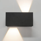 M7815 Davos Outdoor Rectangle Wall Lamp 4 x 6W LED Anthracite (S)
