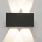 M7815 Davos Outdoor Rectangle Wall Lamp 4 x 6W LED Anthracite (S)