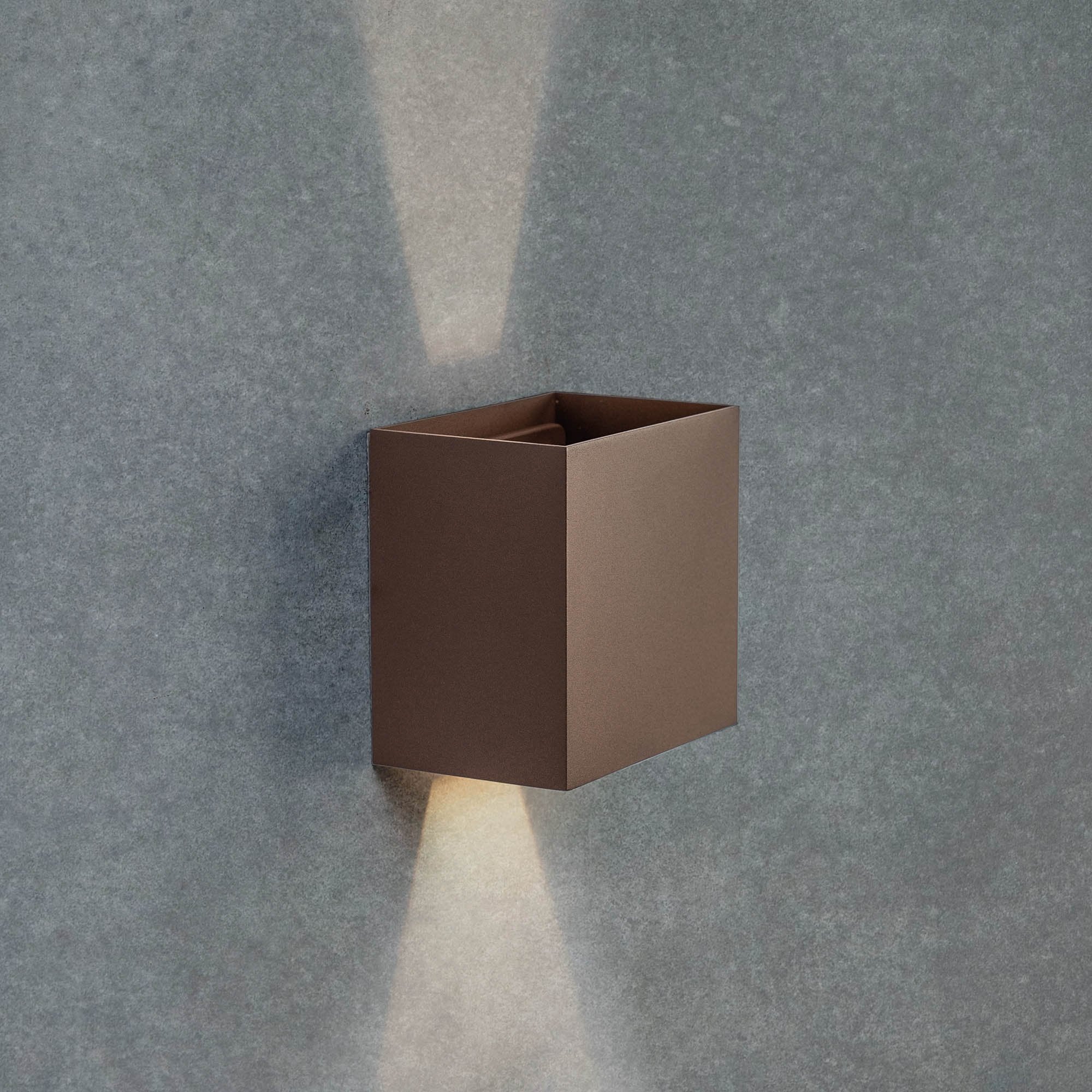 M7815 Davos Outdoor Rectangle Wall Lamp 4 x 6W LED Anthracite (S)