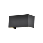 M7817 Davos Outdoor Rectangle Wall Lamp 4 x 6W LED Sand Black