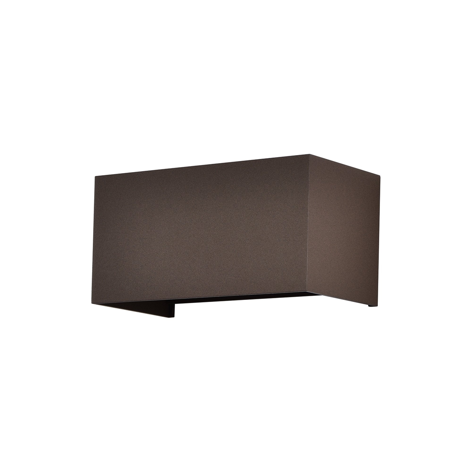 M7822 Davos Outdoor Rectangle Wall Lamp 4 x 6W LED Rust Brown