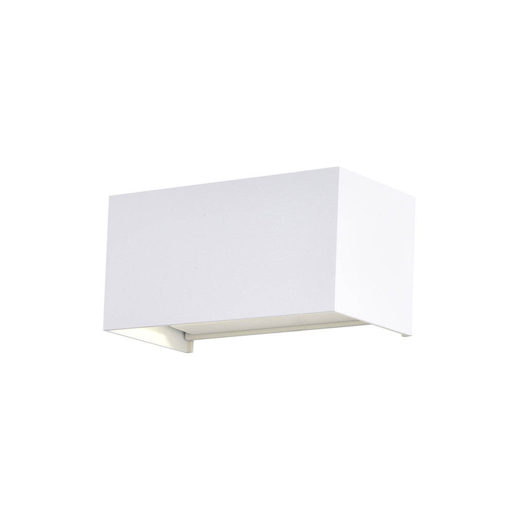 M7820 Davos Outdoor Rectangle Wall Lamp 4 x 6W LED White