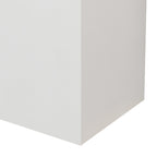 M7652 Davos Outdoor XL Square Wall Lamp 2 Light LED Sand White