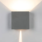 M7435 Davos Outdoor XL Square Wall Lamp 2 Light LED Anthracite